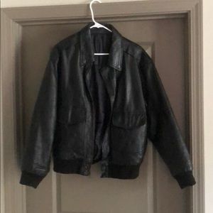 Men’s leather jacket, like new